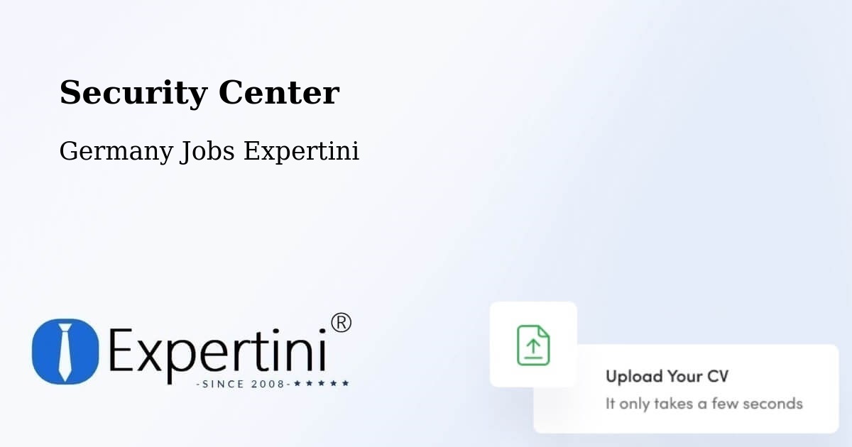 Security & Compliance – Meersburg - Germany Jobs Expertini